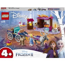 LEGO # Disney Princess# Karlar Ülkesi 2 Elsa#nın Vagon Macerası 41166 - Prenses Seven Çocuklar İçin Oyuncak Yapım Seti (116 Parça)