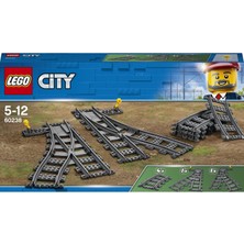 LEGO® City Değiştiren Makaslar 60238 - 5 Yaş ve Üzeri Tren Seven Çocuklar için LEGO® City Setleriyle Uyumlu Yaratıcı Oyuncak Yapım Seti (8 Parça)