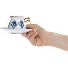 Emsan Karanfil 6 Kişilik Kahve Fincanı Takımı 80 ml