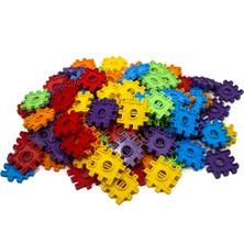 Mix Oyuncak Oyuncak Kare Puzzle 100 Parça Şekilden Şekile Giren Kareler