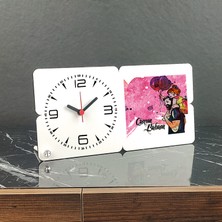 Hediyelen Canım Babam Ahşap Masa Saati 004