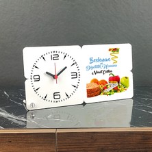 Hediyelen Beslenme ve Diyetetik Uzmanına Hediye Ahşap Masa Saati