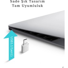 USB Type-C Dönüştürücü Otg Çevirici Adaptör  Macbook Dönüştürücü Metal Xiaomi - Samsung - Huawei