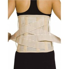 Medlon Bel Fıtığı Korsesi - Demirli Korse - Lumbosakral Korse - Bel Kayması Korsesi -  Disk Kayması - Çelik korse - Çelik Balenli Korse ( XL - 110/120 cm ) Medlon
