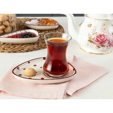 Madame Coco Vie Rouge Sauvage Çay Tabağı - 15 cm