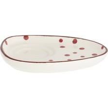 Madame Coco Vie Rouge Sauvage Çay Tabağı - 15 cm