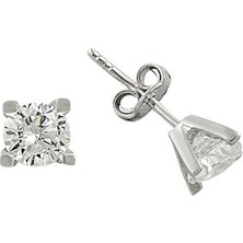 Tektaş Küpe 14 Ayar Altın 1.49 Gram