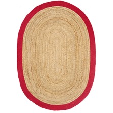 Dolce Vita Halı Agra Jute Red Yuvarlak
