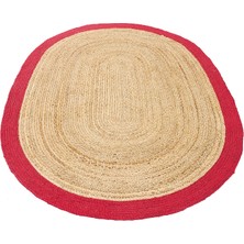 Dolce Vita Halı Agra Jute Red Yuvarlak