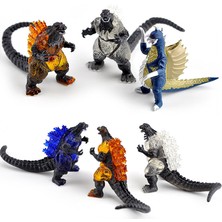 Sinley 10 Adet Godzilla Oyuncağı (6-8 Cm) (Yurt Dışından)