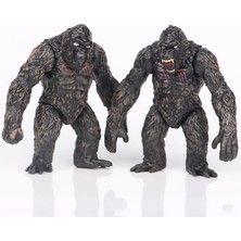 Sinley 8 Adet Mini Godzilla Vs King Kong Oyuncak (8.5cm) (Yurt Dışından)