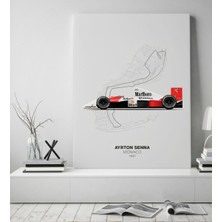 Bk Gift Formula 1 Tasarımlı Kanvas Tablo 50 x  70 Cmcm-14