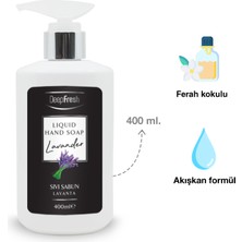 Deep Fresh Parfümlü Sıvı Sabun Lavanta 1ADET 400 ml