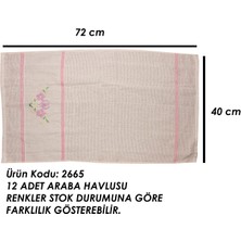 Dantelux Fiesta 2665 Araba Havlusu (12 Adet)