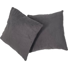 Phoenix Home 2'li Kırlent Minder  Yastık Füme