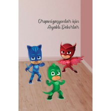 Neşeli Günlerim Pj Mask Ayaklı Dekor Pano Set