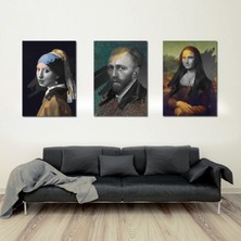 Kanvastik Van Gogh Painting And Real Collage
