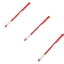 Uni-Ball Signo Fine 0.7 mm Jel Kalem Kırmızı 3'lü