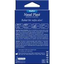 Stopever Nasal Plast Burun Plasteri -Büyük Boy 6 Adet (6X10 Plaster)