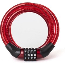 Profisher Meetlocks Bisiklet/motorsiklet Kablo Kilidi Coiled Kombinasyonu
