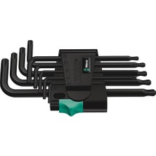 Wera 967 PKL/9 Torx Kısa Topbaş Alyan Set 05024242001