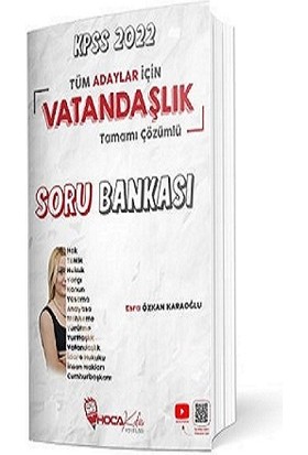 Hoca Kafası Yayınları 2022 Kpss Vatandaşlık Tamamı Çözümlü Soru Bankası