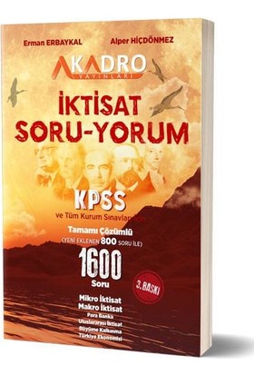 A Kadro Yayınları Soru-Yorum Iktisat Soru Bankası