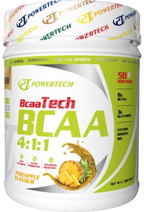 Powertech Bcaatech Bcaa 4:1:1 500 gr Ananas Aromalı