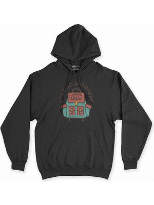 Cix Cix Mor As A Gamer Siyah Kapşonlu Sweatshirt Hoodie