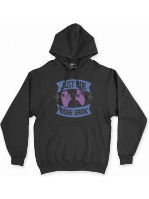 Cix Cix Just One More Game Siyah Kapşonlu Sweatshirt Hoodie