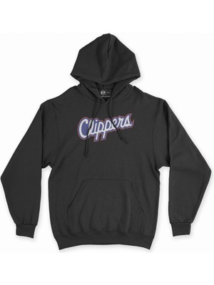 Cix Cix Clippers Siyah Kapşonlu Sweatshirt Hoodie