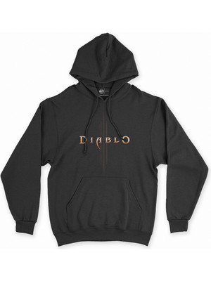 Cix Cix Diablo Siyah Kapşonlu Sweatshirt Hoodie