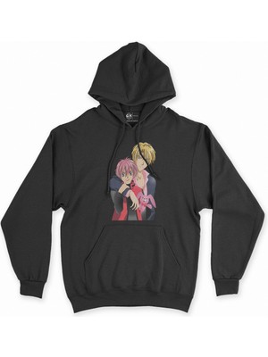 Cix Cix Gravitation Anime Siyah Kapşonlu Sweatshirt Hoodie