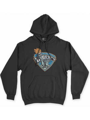 Cix Cix New York Liberty Siyah Kapşonlu Sweatshirt Hoodie