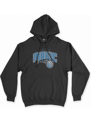Cix Cix Orlando Magic Siyah Kapşonlu Sweatshirt Hoodie