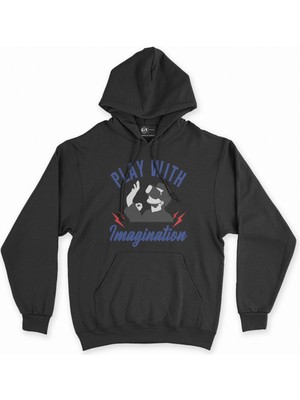 Cix Cix Play Your Imagination Siyah Kapşonlu Sweatshirt Hoodie