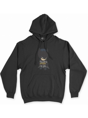 Cix Cix Mini Batman Siyah Kapşonlu Sweatshirt Hoodie