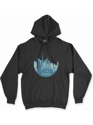 Cix Cix Dubai Siyah Kapşonlu Sweatshirt Hoodie