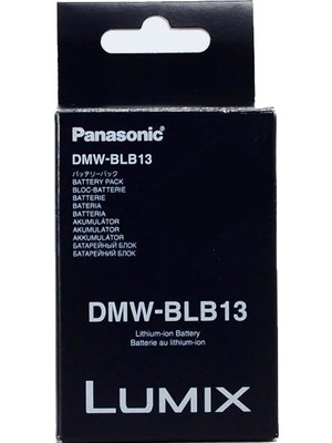 Panasonic DMW-BLB13 Kamera Pili