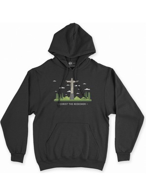 Cix Cix Kurtarıcı Isa Siyah Kapşonlu Sweatshirt Hoodie