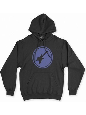 Cix Cix Bass Gitar Siyah Kapşonlu Sweatshirt Hoodie