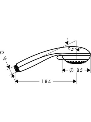 Hansgrohe Crometta 85 Vario 2jet El Duşu