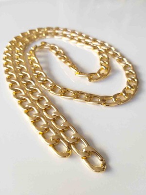 Angel Çanta Aksesuar Light Gold Klasik Ince Zincir 100 cm