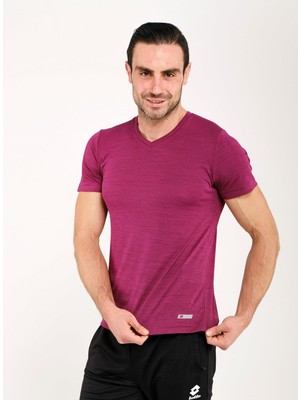 Lotto Erkek Bordo T-Shirt W1113