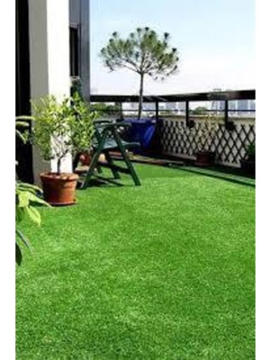 Kayahan Ev 400X700CM ( En 4 Metre x Boy 7 Metre) Suni Yeşil Çim Halı Kalınlık:7mm