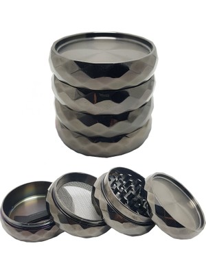 Falconetti Grinder Herbal Öğütücüsü Parçalayıcı 56 mm Gri Renk RB81SY