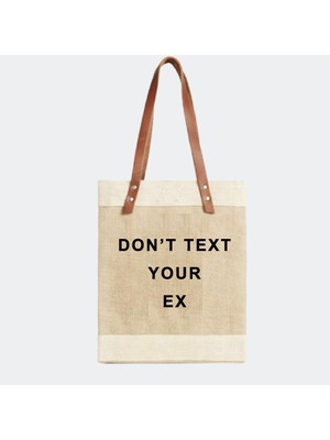 Moncvas Jüt Günlük Seyahat Omuz Çantası( Dont Text Your Ex)