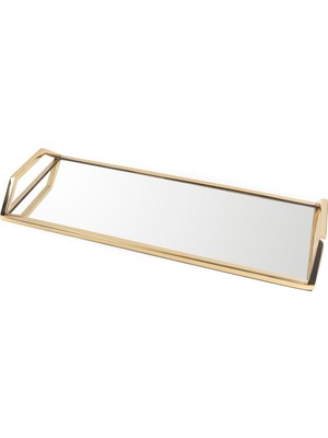 Mikasa Moor Gold Dikdörtgen Aynalı Tepsi  50X20 cm