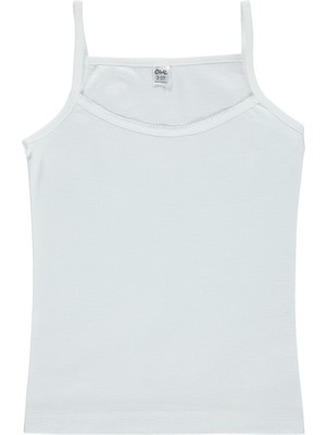 Civil Girls Kız Çocuk Atlet 2-12 Yaş Beyaz