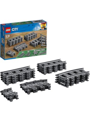 LEGO® City Raylar 60205 - 5 Yaş & Üzeri Çocuklar için Yaratıcı Oyuncak Yapım Seti (20 Parça)